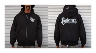 BL20-5702：BALANCE BSW G T-2 HEAVY ZIP HOOD (厚手ジップフード)