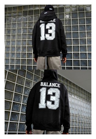 BL20-6001：BALANCE B-13 HEAVY ZIPHOOD (厚手ジップフード)