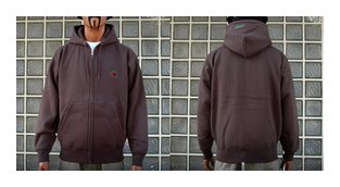 BL20-6003：BALANCE CABA ROSE HEAVY ZIPHOOD (厚手ジップフード)