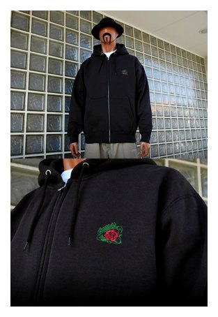 BL20-6003：BALANCE CABA ROSE HEAVY ZIPHOOD (厚手ジップフード)