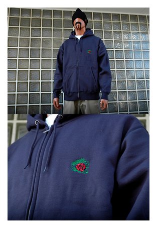 BL20-6003：BALANCE CABA ROSE HEAVY ZIPHOOD (厚手ジップフード)