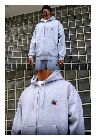 BL20-6003：BALANCE CABA ROSE HEAVY ZIPHOOD (厚手ジップフード)