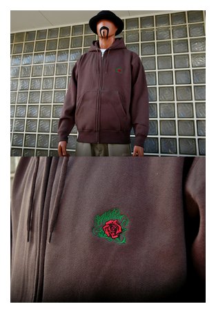 BL20-6003：BALANCE CABA ROSE HEAVY ZIPHOOD (厚手ジップフード)