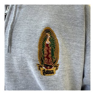 BL20-6800：BALANCE MARIA フルカラー刺繍「極厚」HEAVY ZIP HOOD (極厚地ジップフード)