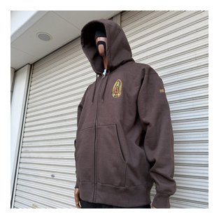 BL20-6800：BALANCE MARIA フルカラー刺繍「極厚」HEAVY ZIP HOOD (極厚地ジップフード)
