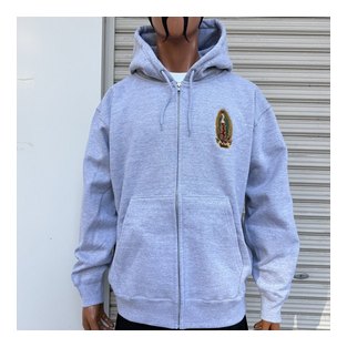BL20-6800：BALANCE MARIA フルカラー刺繍「極厚」HEAVY ZIP HOOD (極厚地ジップフード)