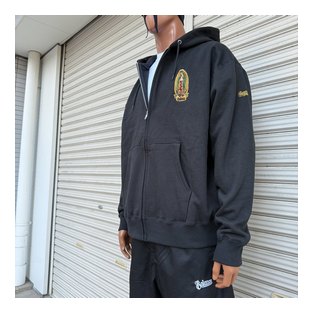 BL20-6800：BALANCE MARIA フルカラー刺繍「極厚」HEAVY ZIP HOOD (極厚地ジップフード)