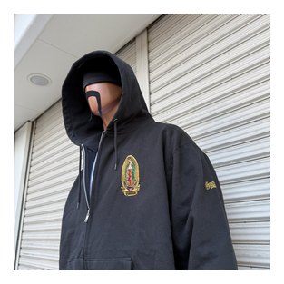 BL20-6800：BALANCE MARIA フルカラー刺繍「極厚」HEAVY ZIP HOOD (極厚地ジップフード)