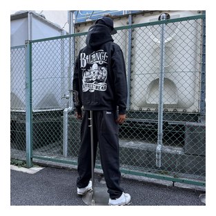 BL20-6801：BALANCE TOONTOWN ARM HEAVY ZIP HOOD (厚手ジップフード)