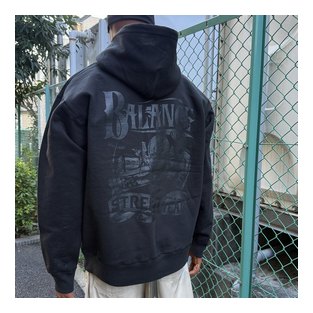 BL20-6801：BALANCE TOONTOWN ARM HEAVY ZIP HOOD (厚手ジップフード)