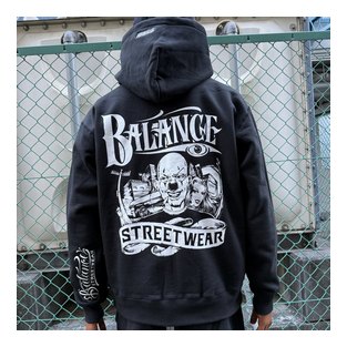 BL20-6801：BALANCE TOONTOWN ARM HEAVY ZIP HOOD (厚手ジップフード)