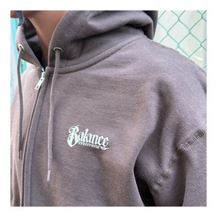 BL20-6801：BALANCE TOONTOWN ARM HEAVY ZIP HOOD (厚手ジップフード)