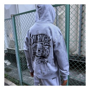 BL20-6801：BALANCE TOONTOWN ARM HEAVY ZIP HOOD (厚手ジップフード)