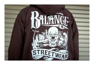 BL20-6801：BALANCE TOONTOWN ARM HEAVY ZIP HOOD (厚手ジップフード)