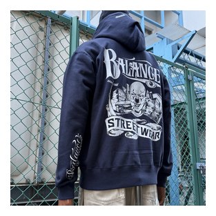 BL20-6801：BALANCE TOONTOWN ARM HEAVY ZIP HOOD (厚手ジップフード)