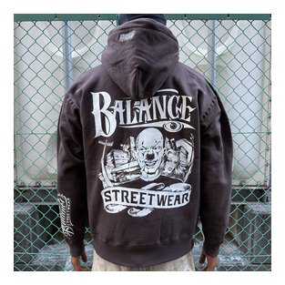 BL20-6801：BALANCE TOONTOWN ARM HEAVY ZIP HOOD (厚手ジップフード)