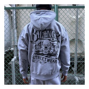 BL20-6801：BALANCE TOONTOWN ARM HEAVY ZIP HOOD (厚手ジップフード)