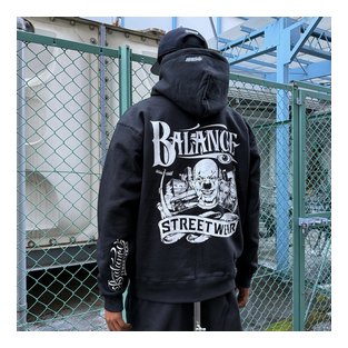 BL20-6801：BALANCE TOONTOWN ARM HEAVY ZIP HOOD (厚手ジップフード)