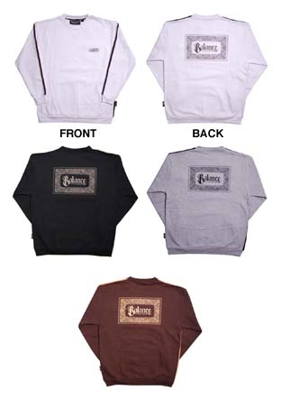 BL21-2902：BALANCE PAISLEY LINE CREW SWEAT
