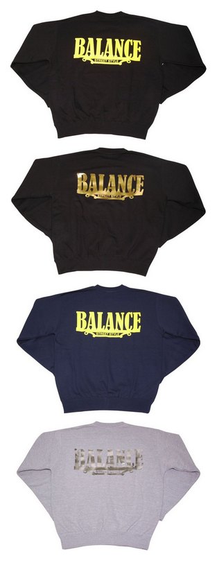 BL21-3901：BALANCE BL PLAQUE CREW SW (クルーネックスウェット)
