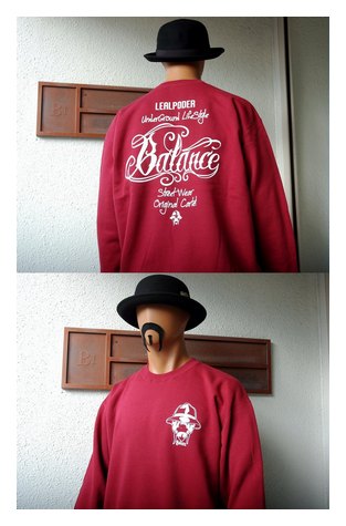 BL21-5210：BALANCE BL MUNDO CREW NECK トレーナー (ライトスウェット)