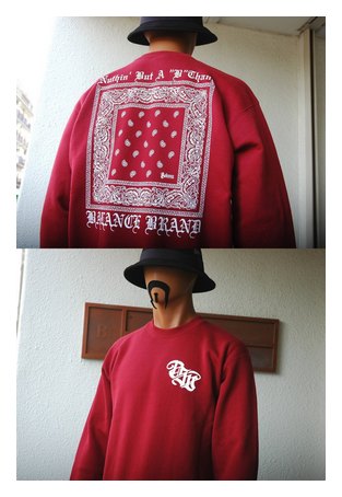 BL21-5701：BALANCE NBBT BANDANA CREW SWEAT (ライトスウェット)