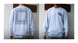 BL21-5701：BALANCE NBBT BANDANA CREW SWEAT (ライトスウェット)