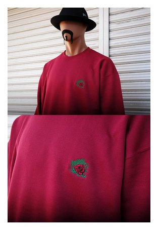 BL21-5702：BALANCE CABA ROSE CREW SWEAT (ライトスウェット)