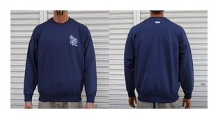 BL21-6100：BALANCE PRAYING HANDS刺繍 CREW SWEAT (ライトスウェット)