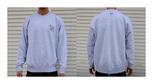 BL21-6100：BALANCE PRAYING HANDS刺繍 CREW SWEAT (ライトスウェット)