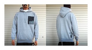 OGSW-252：OG CLASSIX C/N ZIP POCKET 10oz. PULL HOOD (裏起毛パーカー)