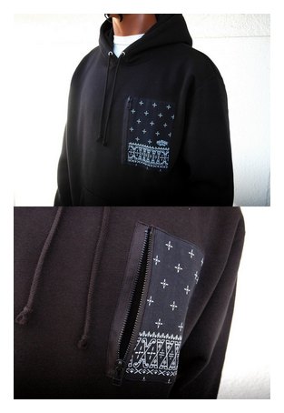 OGSW-252：OG CLASSIX C/N ZIP POCKET 10oz. PULL HOOD (裏起毛パーカー)