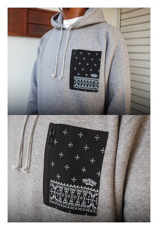 OGSW-252：OG CLASSIX C/N ZIP POCKET 10oz. PULL HOOD (裏起毛パーカー)