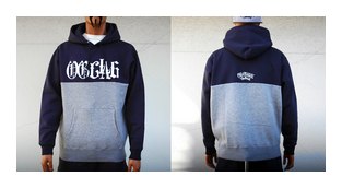 OGSW-254：OG CLASSIX Bi-COLOR 10oz. PULL HOOD (裏起毛パーカー)