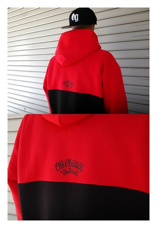 OGSW-254：OG CLASSIX Bi-COLOR 10oz. PULL HOOD (裏起毛パーカー)