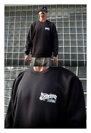 OGSW-275：OG CLASSIX OG SIGN 10oz. CREW NECK SWEAT (裏起毛)