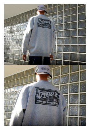 OGSW-275：OG CLASSIX OG SIGN 10oz. CREW NECK SWEAT (裏起毛)