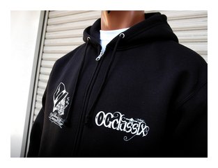 OGSW-282：OG CLASSIX OLD SKULL 10oz ZIP HOOD (裏起毛ジップフード)