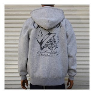 OGSW-282：OG CLASSIX OLD SKULL 10oz ZIP HOOD (裏起毛ジップフード)