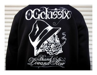 OGSW-282：OG CLASSIX OLD SKULL 10oz ZIP HOOD (裏起毛ジップフード)