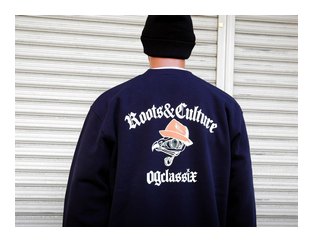 OGSW-286：OG CLASSIX ROOTS & CULTURE 10oz CREW SWT (裏起毛トレーナー)