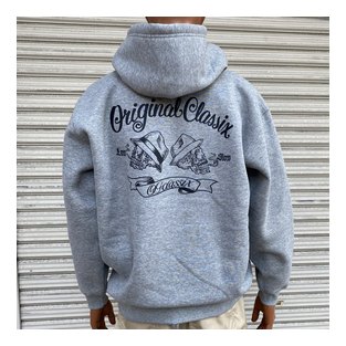 OGSW-299：OG CLASSIX DOUBLE SKULL 10.0oz. PULL HOOD (裏起毛)