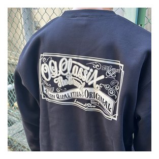OGSW-337：OG CLASSIX CORPORATE SIGN 10oz CREW NECK (裏起毛)