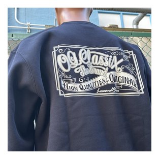 OGSW-337：OG CLASSIX CORPORATE SIGN 10oz CREW NECK (裏起毛)