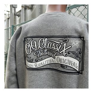 OGSW-337：OG CLASSIX CORPORATE SIGN 10oz CREW NECK (裏起毛)