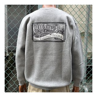 OGSW-337：OG CLASSIX CORPORATE SIGN 10oz CREW NECK (裏起毛)