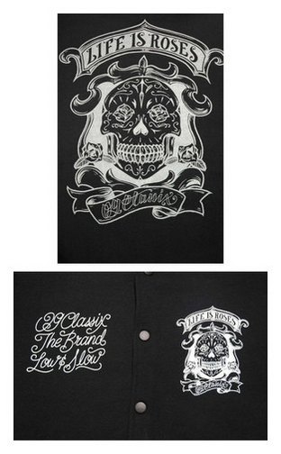 OGSW-JK08：OG CLASSIX LIFE IS ROSES SWEAT STADIUM HOOD