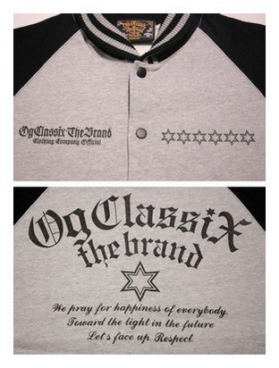OGSW-JK09：OG CLASSIX SIX STAR SWEAT STADIUM JACKET