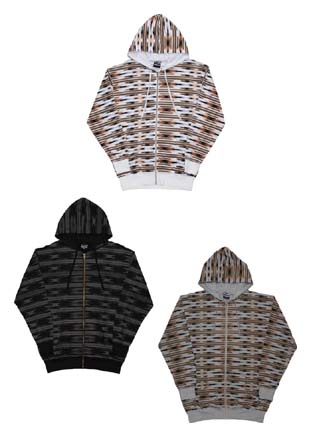 SS20-2201：SUERTE SACO frontera  nativa hood