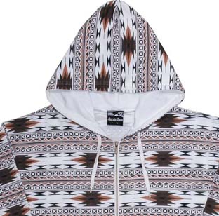 SS20-2202：SUERTE SACO frontera geometrica HOOD